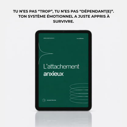 Anxiété & Relations Amoureuses - Livre Digital