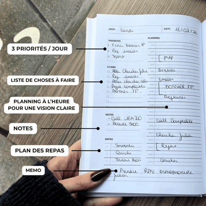 Productivité Sans Forcer - LE planner qui t'apprends vraiment comment optimiser ton temps