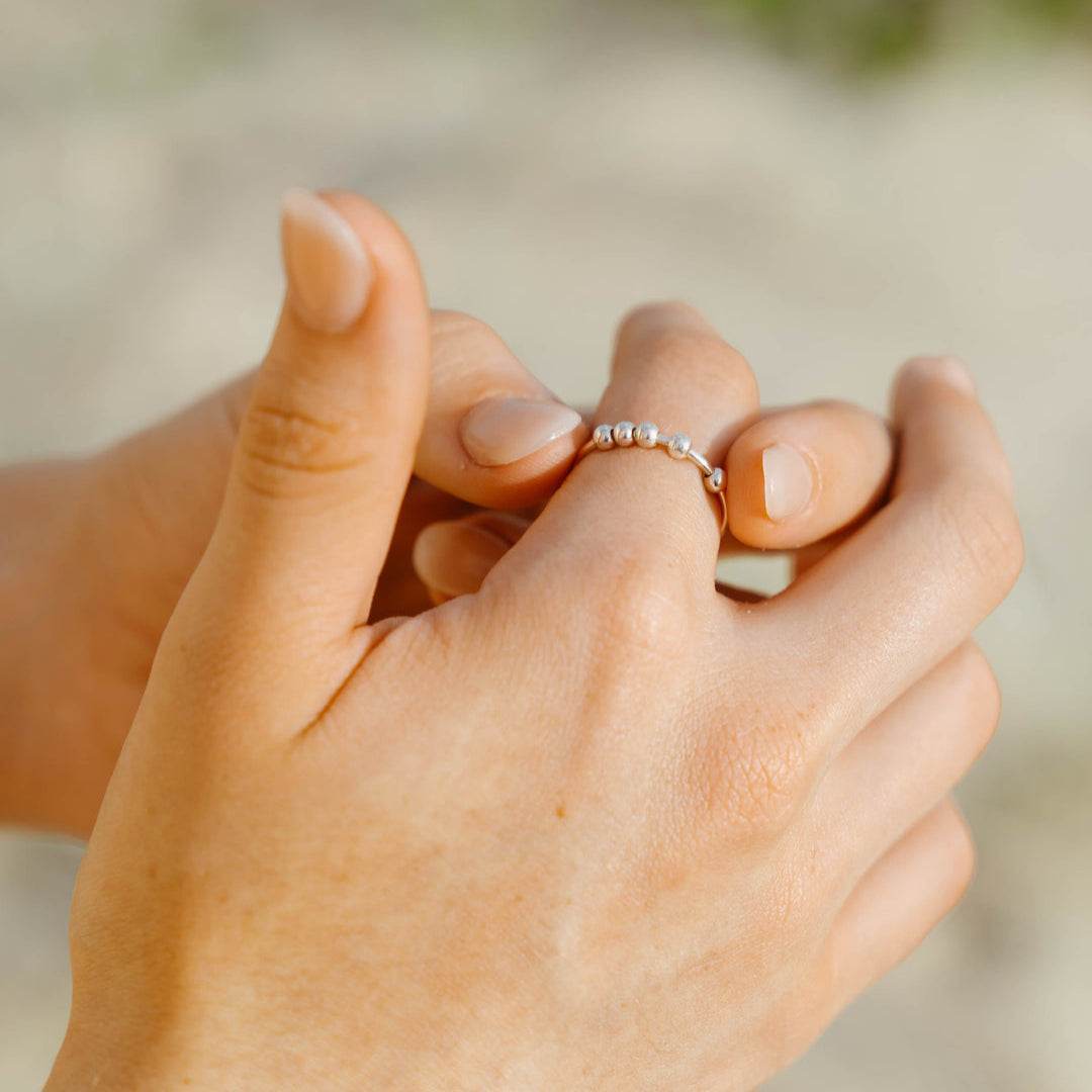 Bague Anti-Stress Ajustable - Une Réflexion