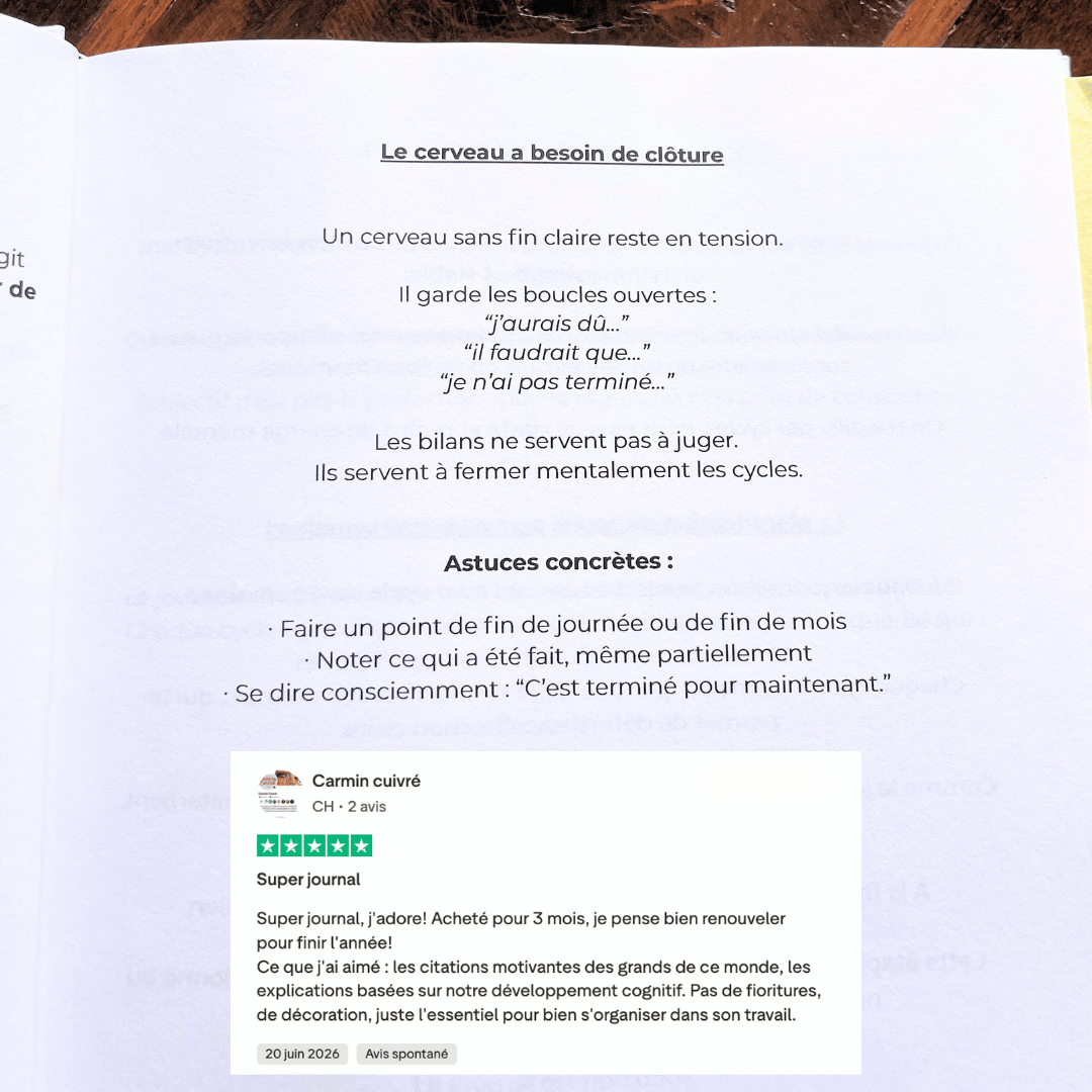 Productivité Sans Forcer - LE planner qui t'apprends vraiment comment optimiser ton temps