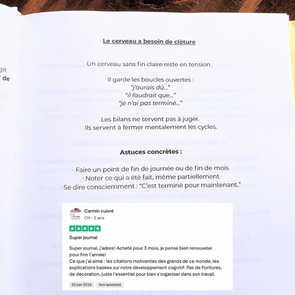 Productivité Sans Forcer - LE planner qui t'apprends vraiment comment optimiser ton temps