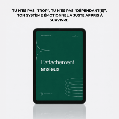 Anxiété & Relations Amoureuses - Livre Digital