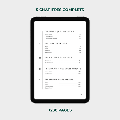 La Vie Après l'Anxiété Digital - Format Digital