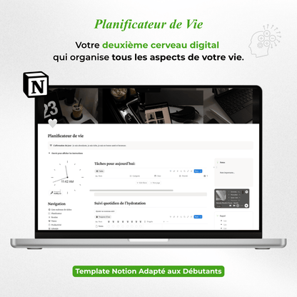 Planificateur de Vie - Template Notion
