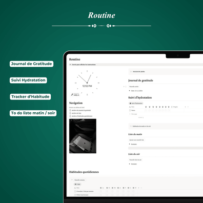 Planificateur de Vie - Template Notion