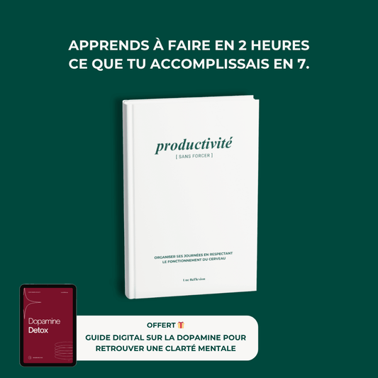 Productivité Sans Forcer - LE planner qui t'apprends vraiment comment optimiser ton temps
